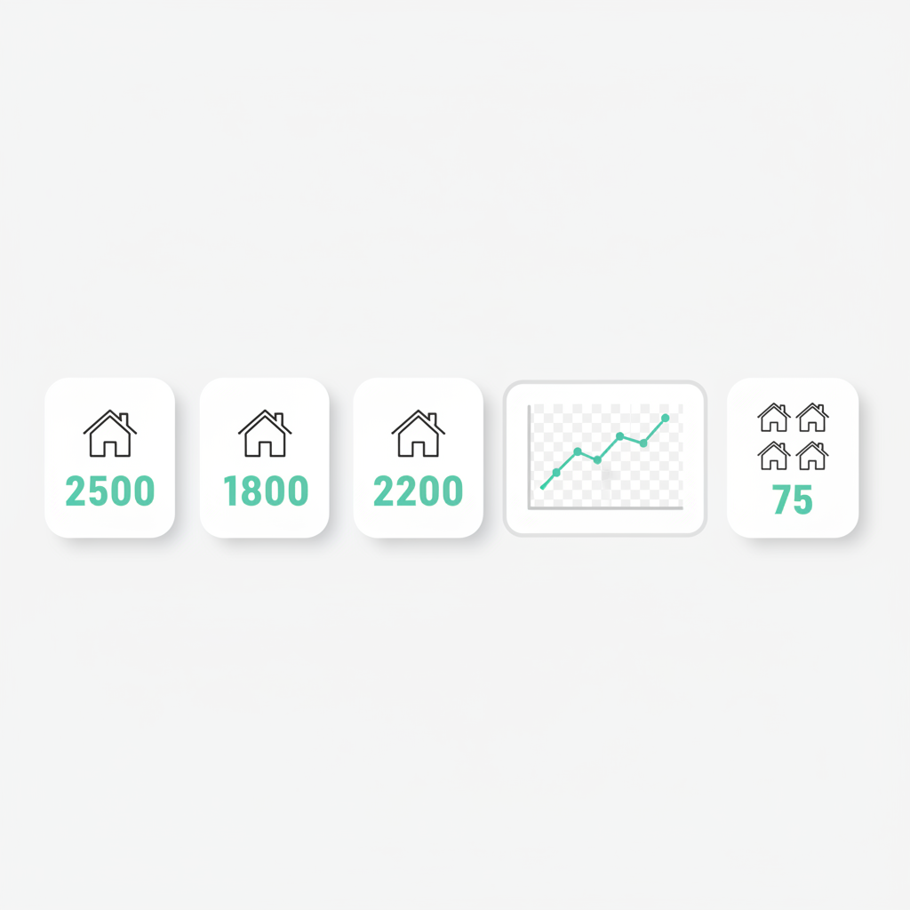 Hamilton rental snapshot number cards