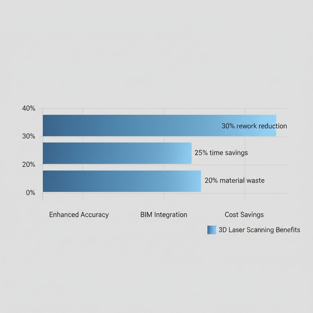 Bar chart illustrating cost savings and efficiency gains from 3D scanning in Bronx construction projects