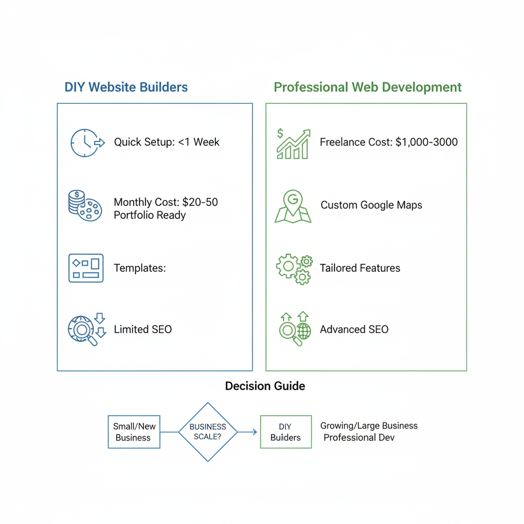 Vertical process flow illustrating four steps to optimize website load times for roofing sites: image compression, browser caching, code minification, and CDN implementation.