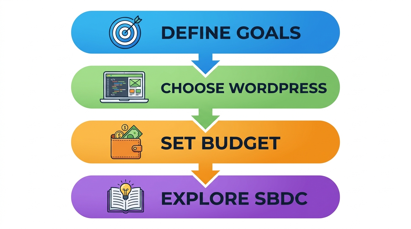 Process for planning and developing a professional Akron business website