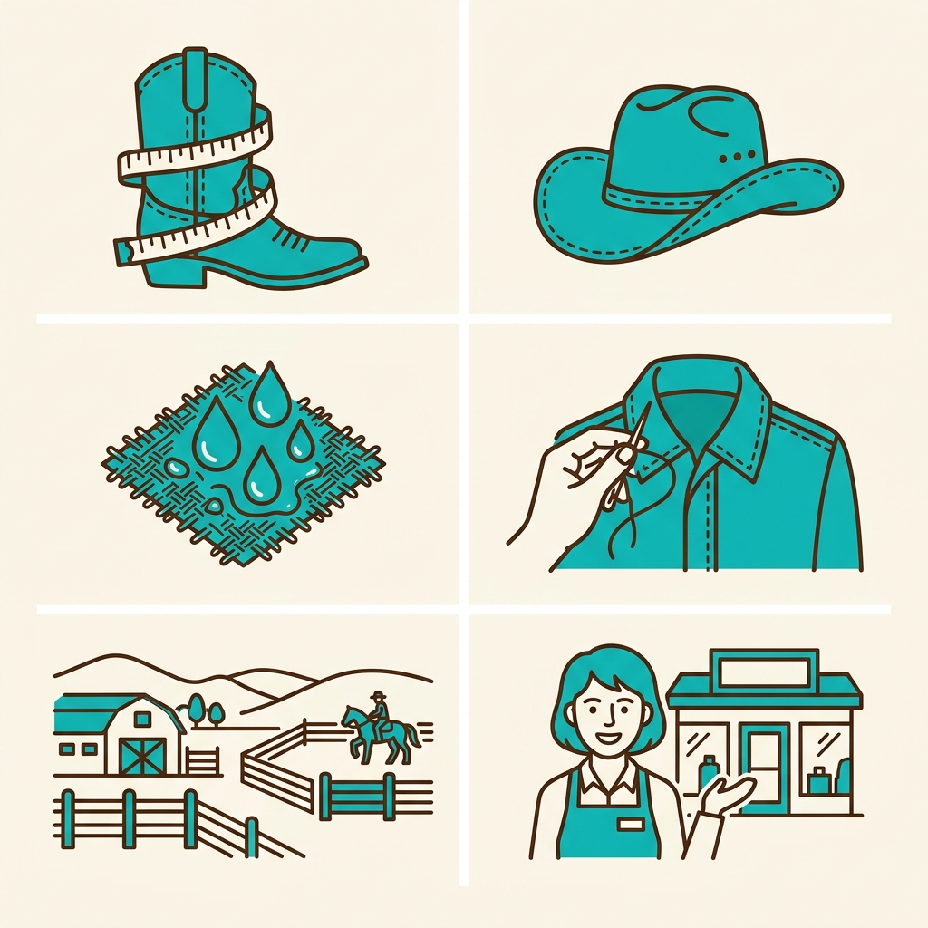Six icon checklist for western wear purchase