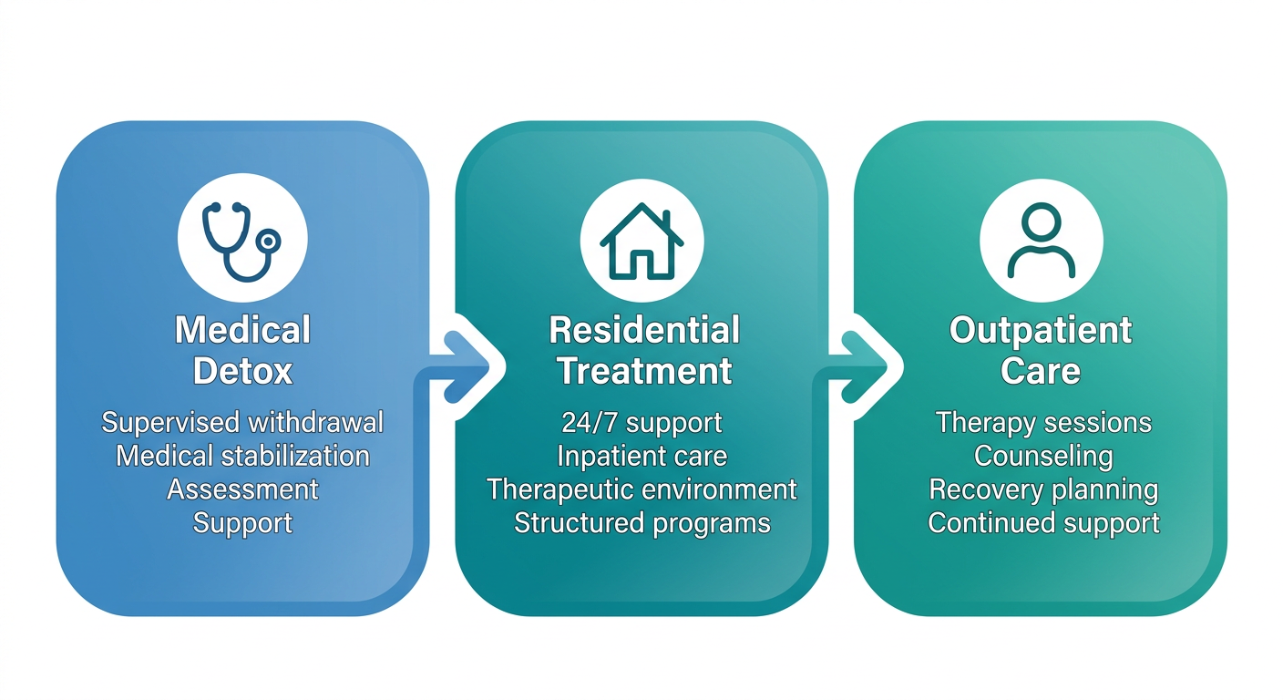 Continuum of addiction care in New Haven from detox to outpatient