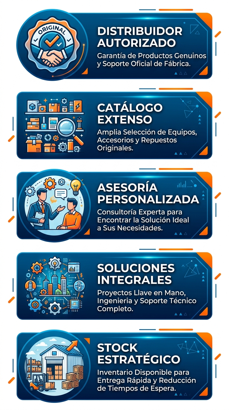 Infografía que muestra 5 ventajas de elegir a El Mundo del Color como distribuidor autorizado de pinturas en Caracas