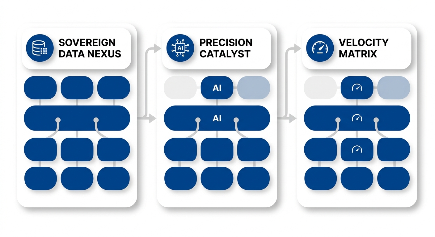Three proprietary deal management platforms illustration