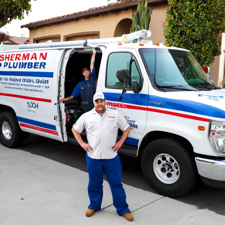 Experienced plumber using a plumber's snake for clog removal in Sherman Oaks